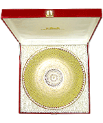 In silk box package