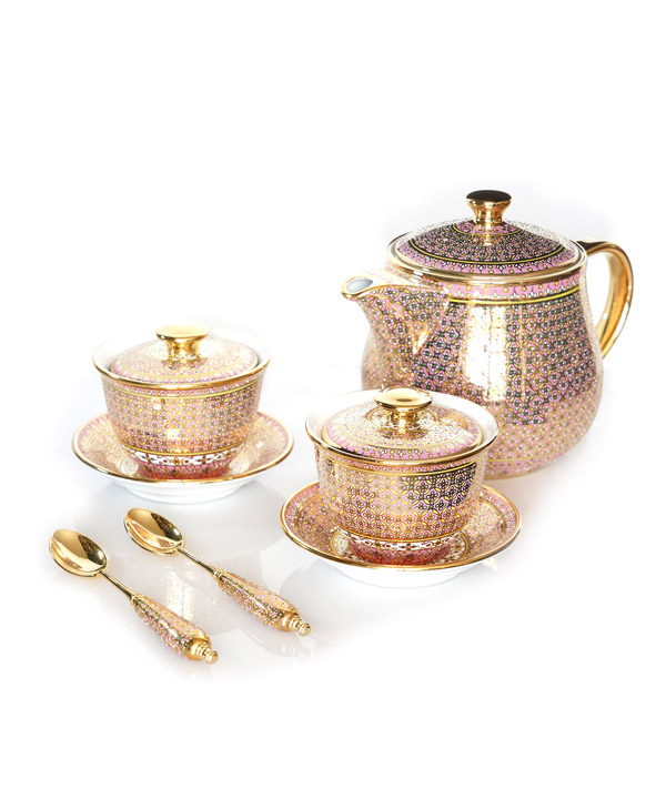 Millionaire teaset with double emperor tea cup