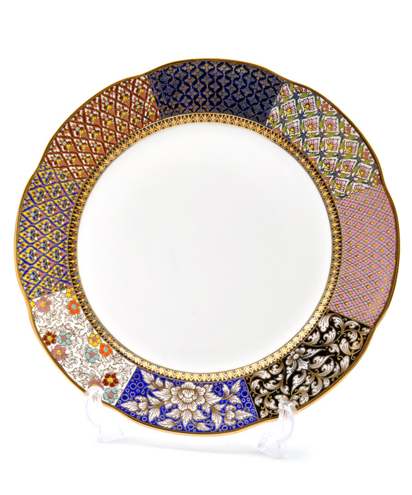 Colorful series show plate