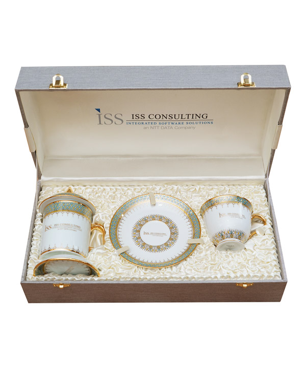 Mug and coffee set in silkbox by ISS