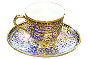 Benjarong coffee Jak-Kree pattern