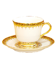 แก้วกาแฟเบญจรงค์ ลายลูกขั้น ทรงสูง แก้วกาแฟเบญจรงค์ ลายลูกขั้น ทรงสูง