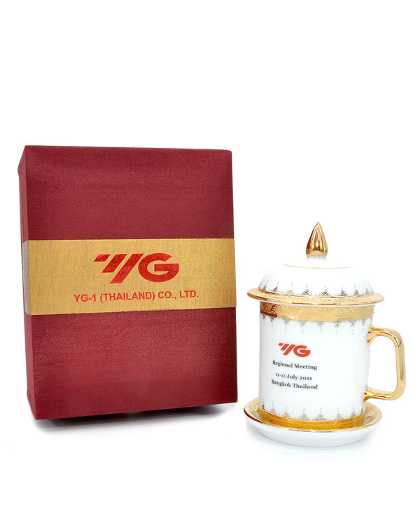 Coffee mug Tong-noon border pattern for regional meeting YG-1
