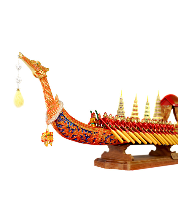 Royal Barge Suphannahong wooden model 1.20 Meter long