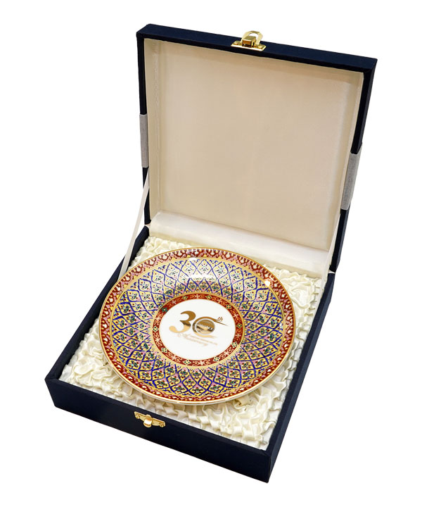 จานโชว์ 6 นิ้ว ของที่ระลึก Logthai-orotex