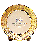 Gold Show plate with Logo