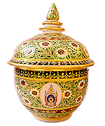 3 Inches in Thai jar Jak-Kree pattern matt skin for souvenir