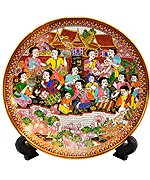 Ploy-Nok, Ploy-Pla thai culture on 8 Inch show plate