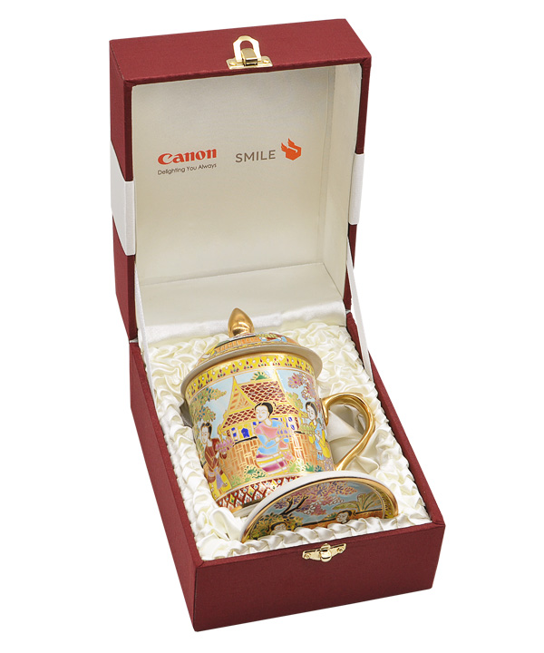 Thai Benjarong mug gifts box Canon.