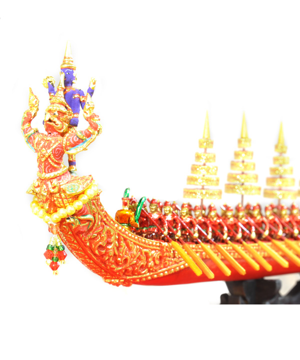 เรือพระที่นั่ง นารายณ์ทรงสุบรรณ ขนาดตัวเรือยาว 60 ซ.ม. - Click Image to Close