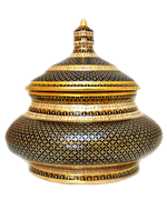 Juk-Tad-Paan jar Benjarong with Pi-Kul pattern